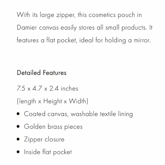 LV COSMETIC POUCH - Picture 2 of 7